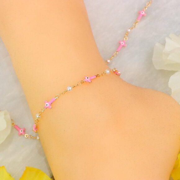 "Minimalist Anklet, Sleek & Modern Design, Women’s Fashion, YC110023-A - Picture 7 of 10